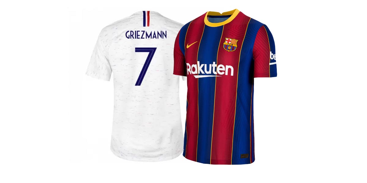 No17 Griezmann Home Long Sleeves Jersey